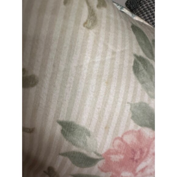 Chris Madden Floral Stripped Weaved Throw Pillow Set French Cottage Chic  Read - Picture 10 of 13